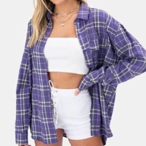 Oversized Adika flannel